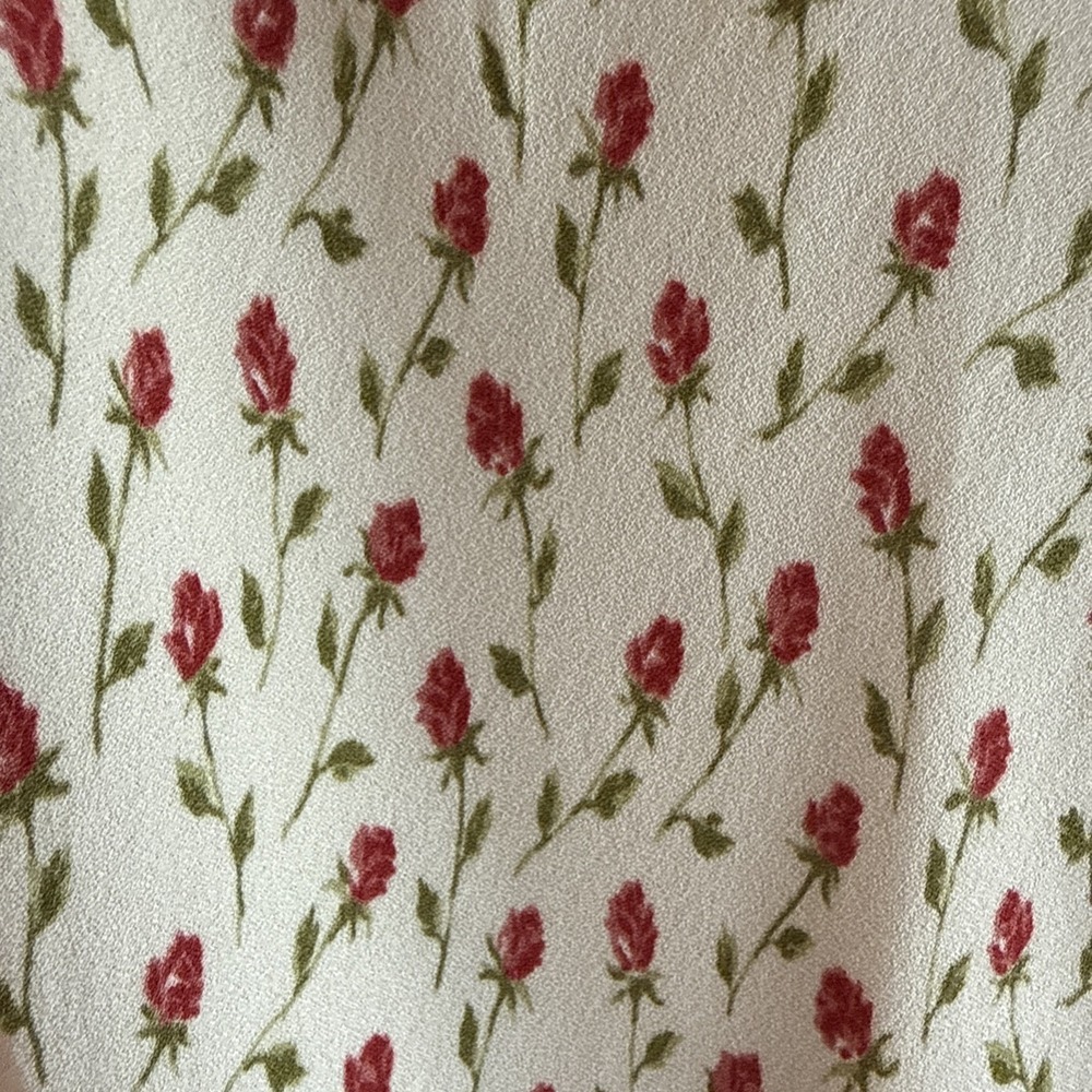 Reformation Calix Ivory Madison Floral Mini Dress Size Small Fairy Coquette Grad - Picture 9 of 16